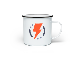 White Enamel Mug